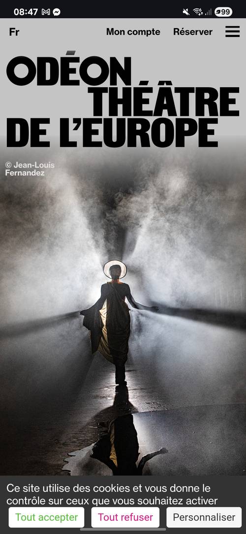 Vends deux places pour Pétrole de Pasolini le 18 décembre au Théâtre de l’Odéon à Paris