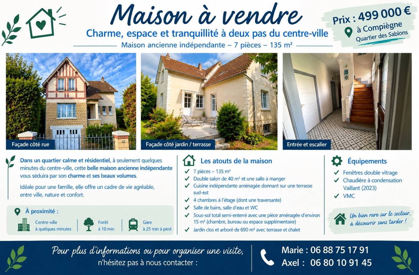 Une photo de l’annonce