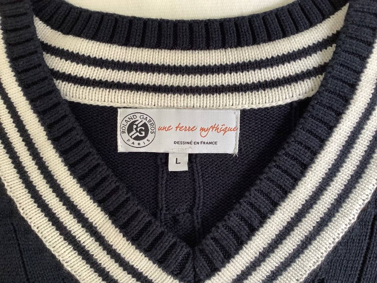 Vends pull Roland Garros homme - Taille L