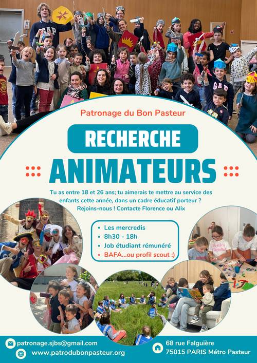 Recrute animateurs H/F