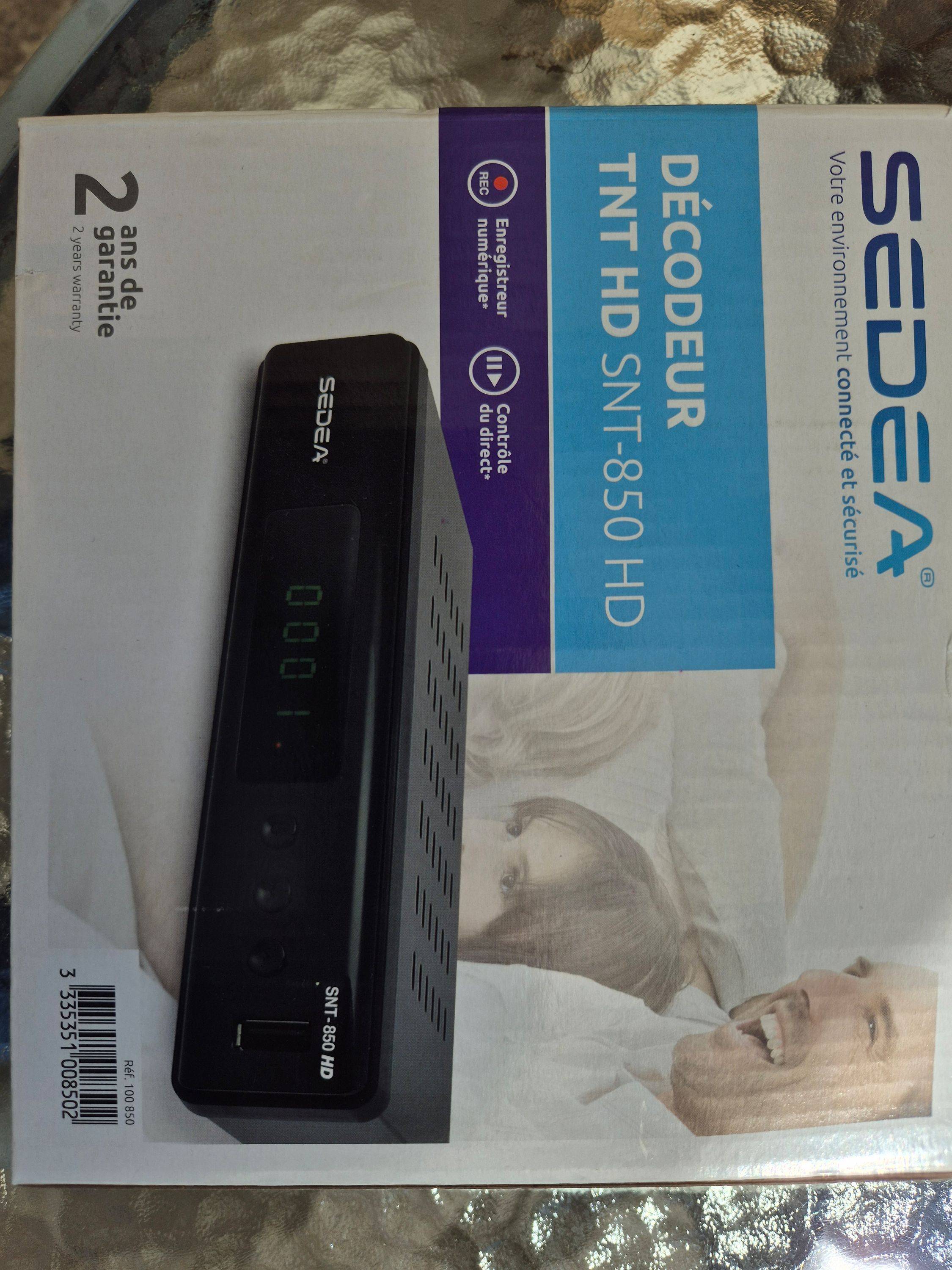 Vends décodeur TNT HD SNT-850 HD