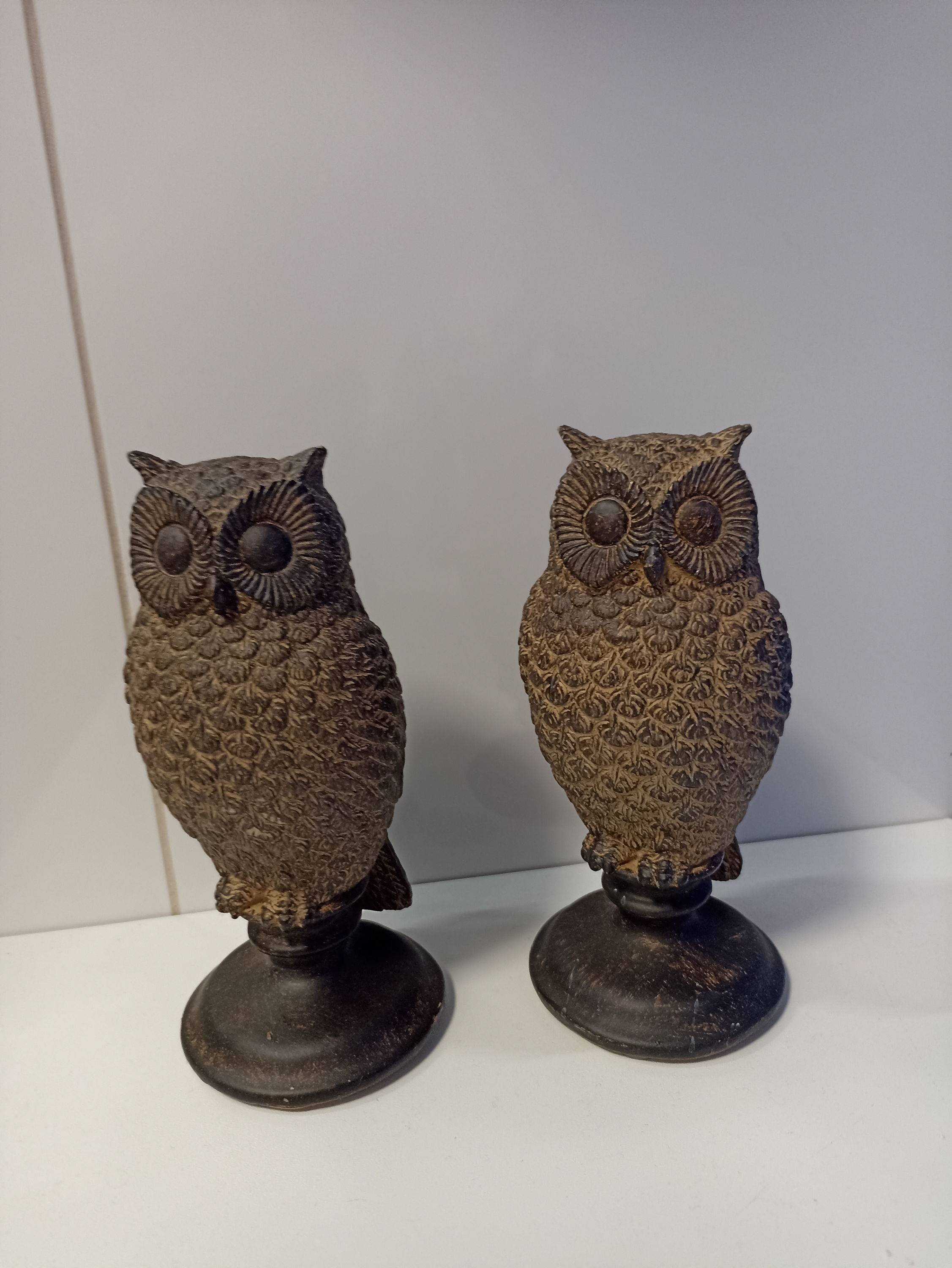 Vends paire de chouettes décoratives