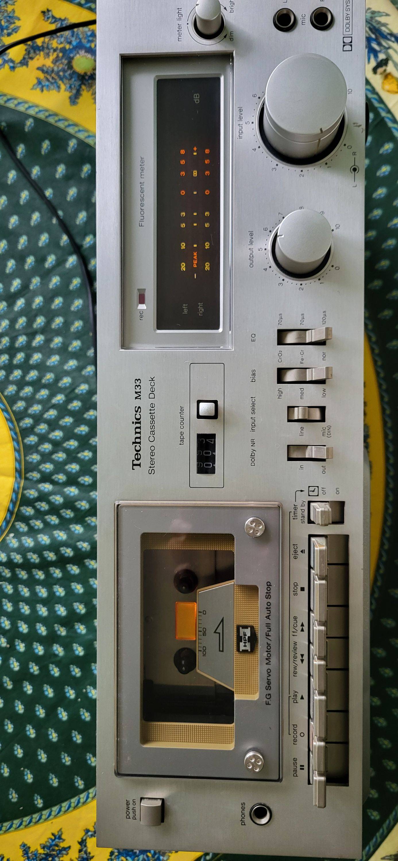 Vends lecteur cassette vintage