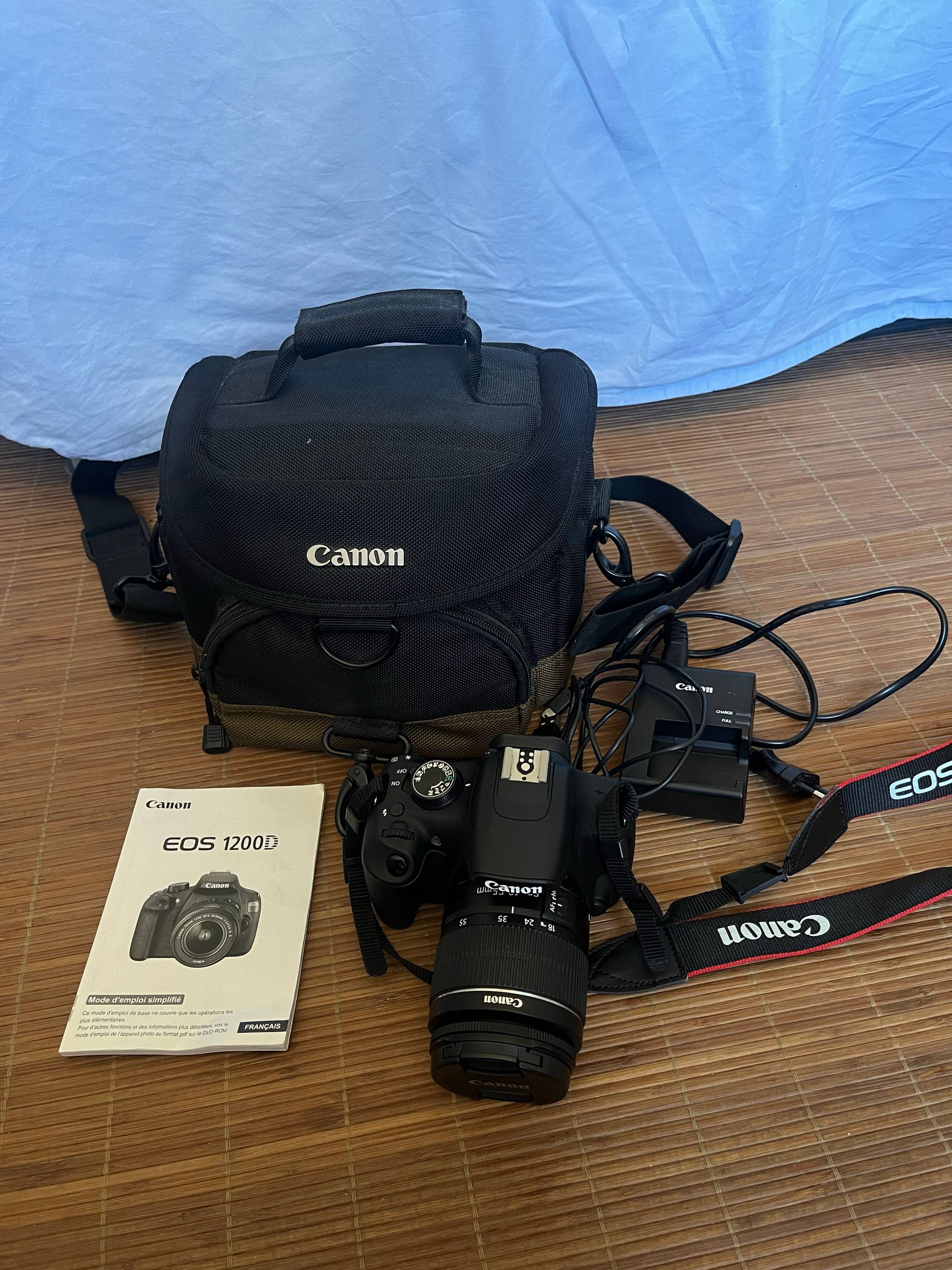 Vends Canon EOS 1200D + objectif EF-S 18-55mm