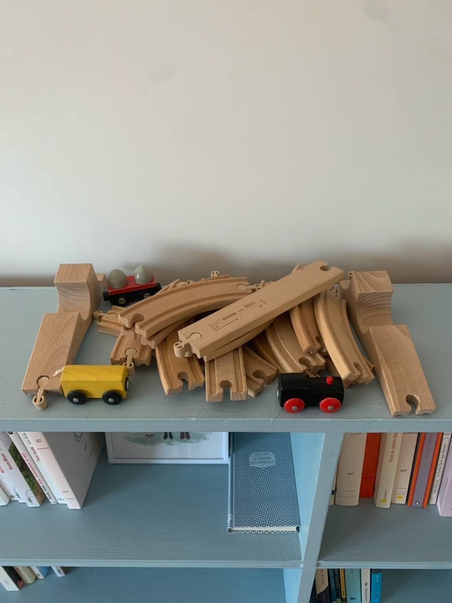Jouet train en bois