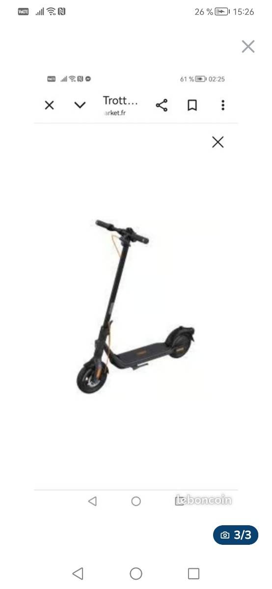 Vends trottinette électrique Segway Ninebot E2 Plus
