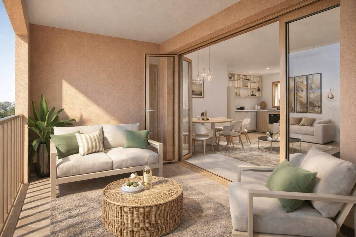 Vends appartement 66m² T3 neuf avec balcon disponible immédiatement