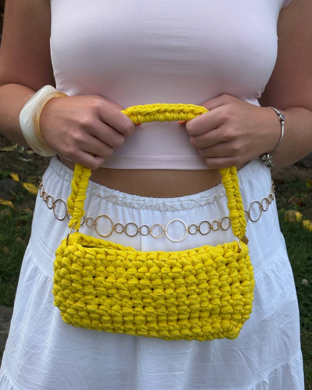 Vends sac à main en crochet fait main