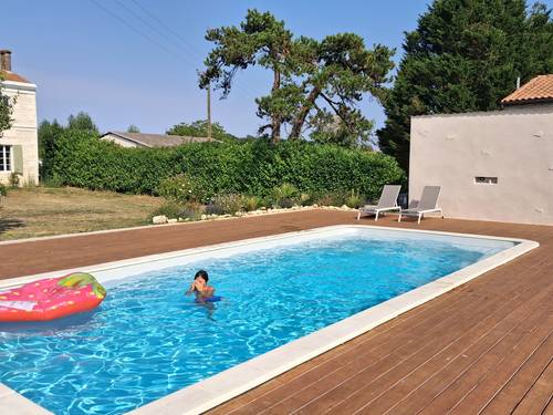 Loue villa avec piscine chauffée si besoin en septembre - 10 couchages - 3000m² au calme, 30 min de l’océan