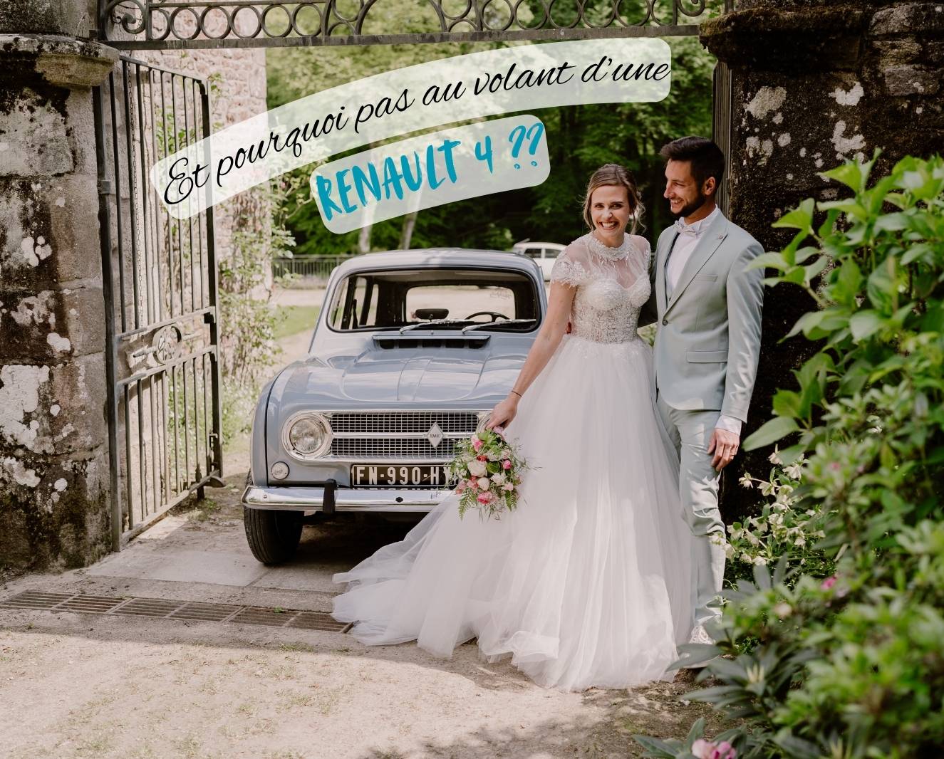 [Mariage/balade] Loue une Renault 4 de 1970