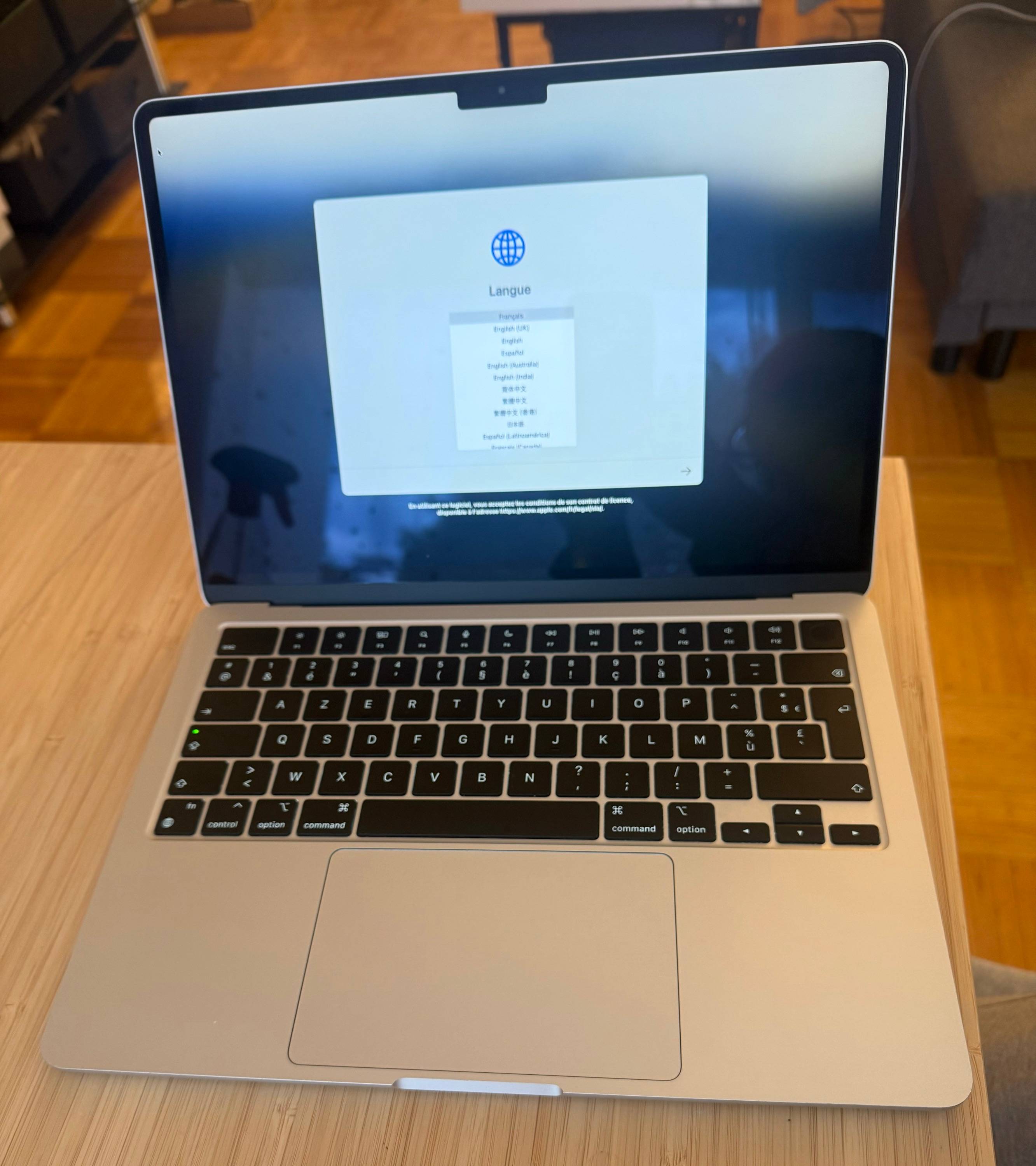 Vends Macbook Air M2 (2022), argent, excellent état