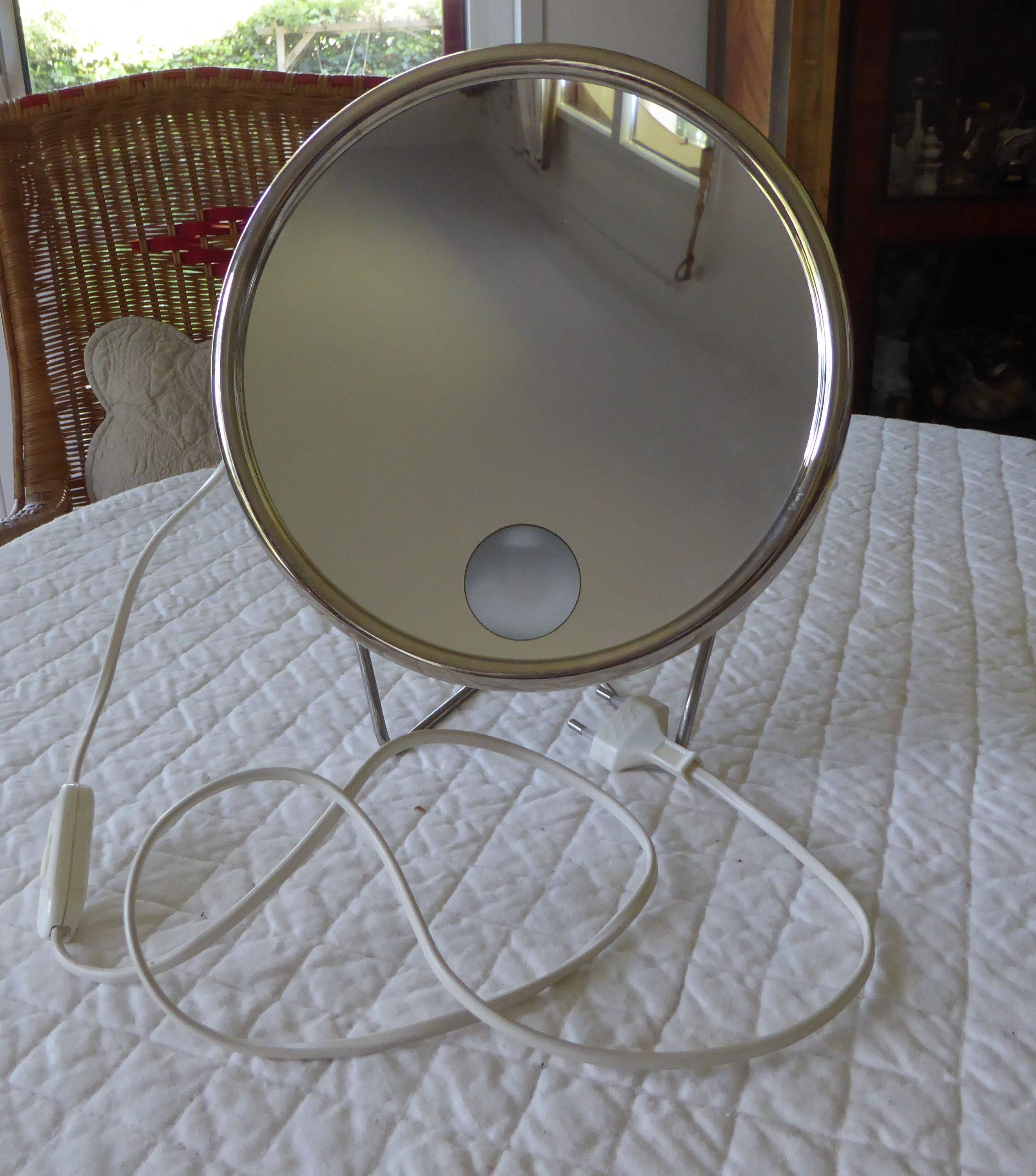 Vends miroir de barbier ancien