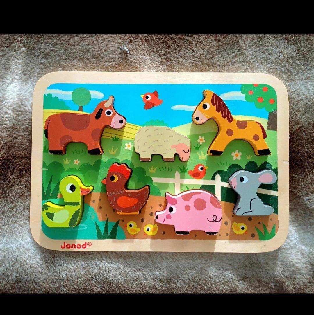 Vends puzzle en bois Janod