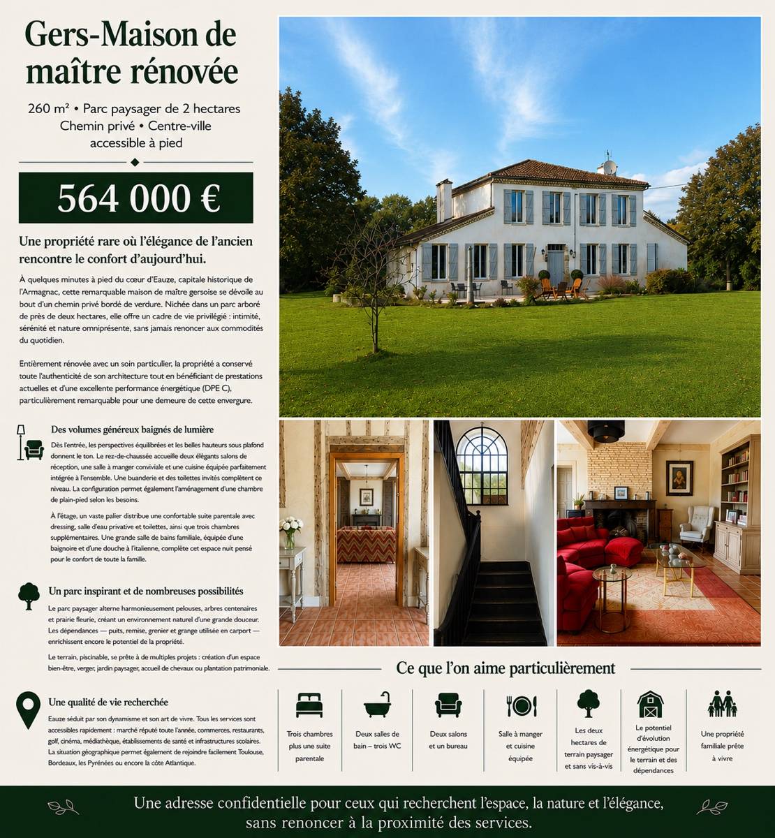Une photo de l’annonce