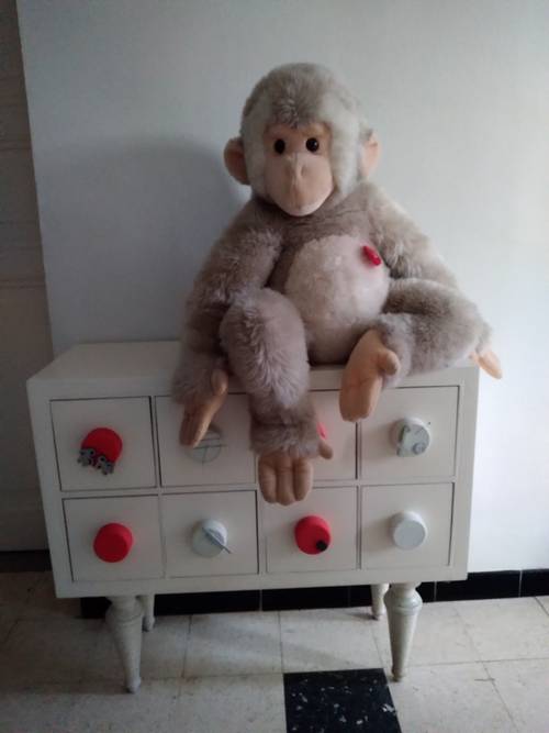 SINGE PELUCHE TRUDI ITALIE GRAND FORMAT