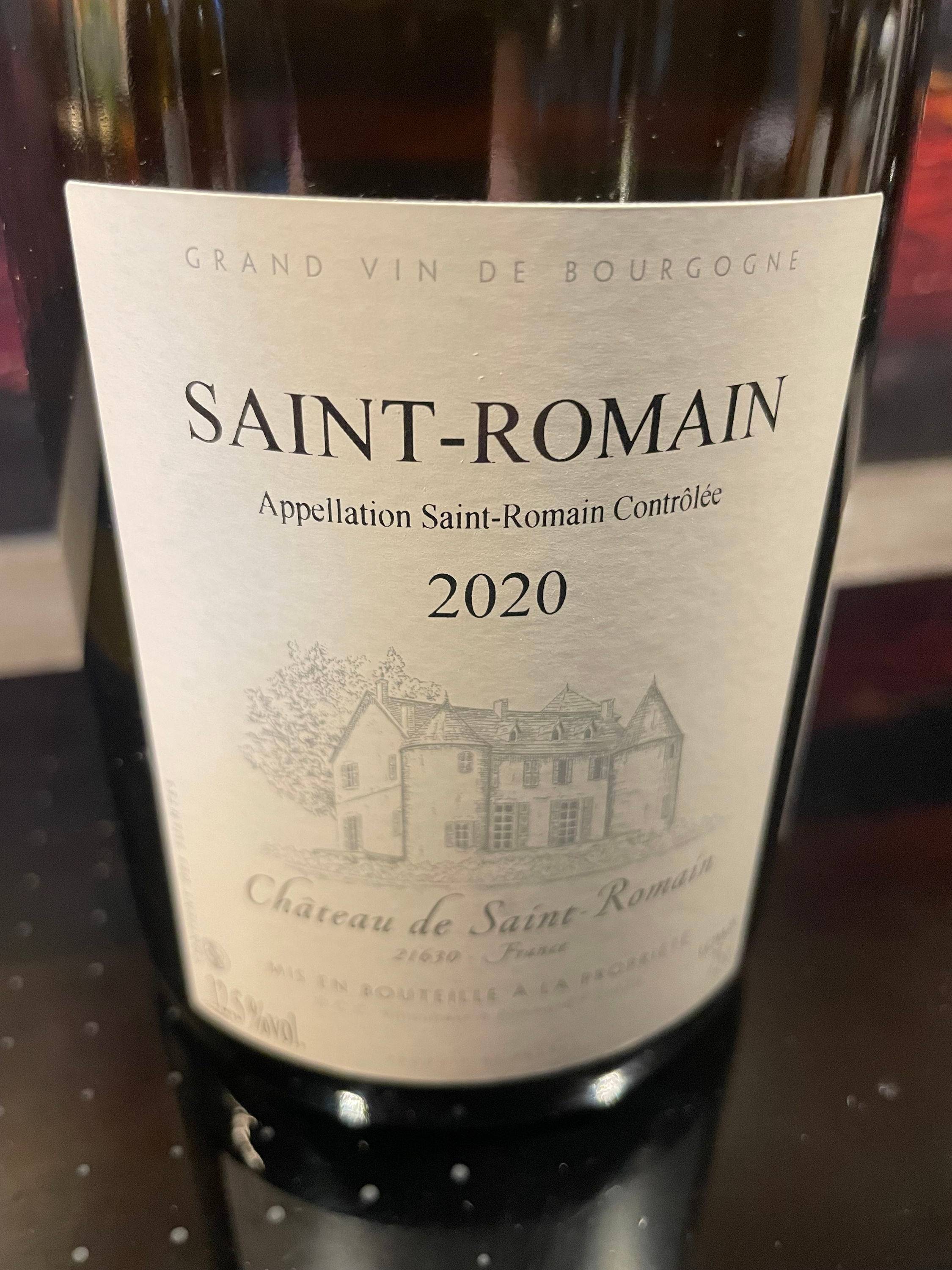 Vends 1 Bt Saint Romain 2020 Château de St Romain