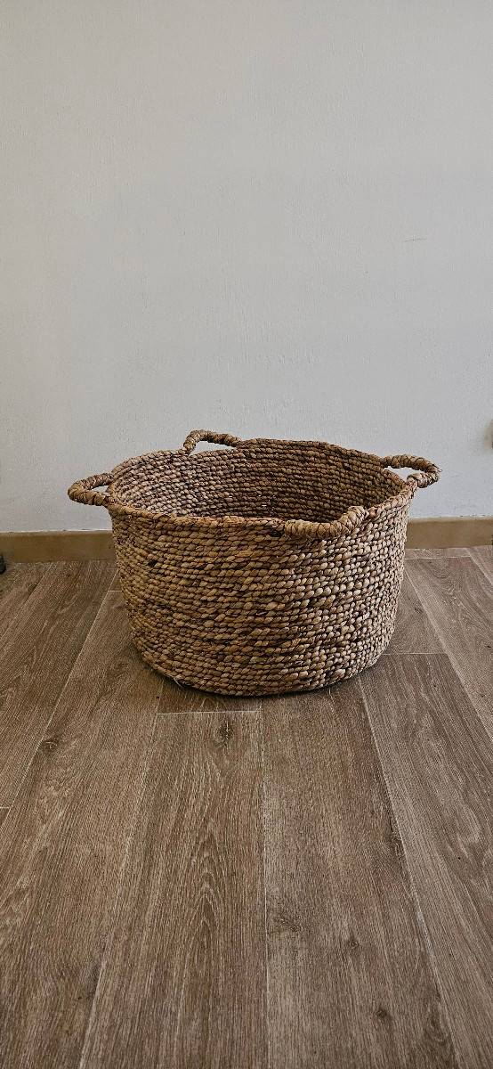 Panier en fibres naturelles Zara Home