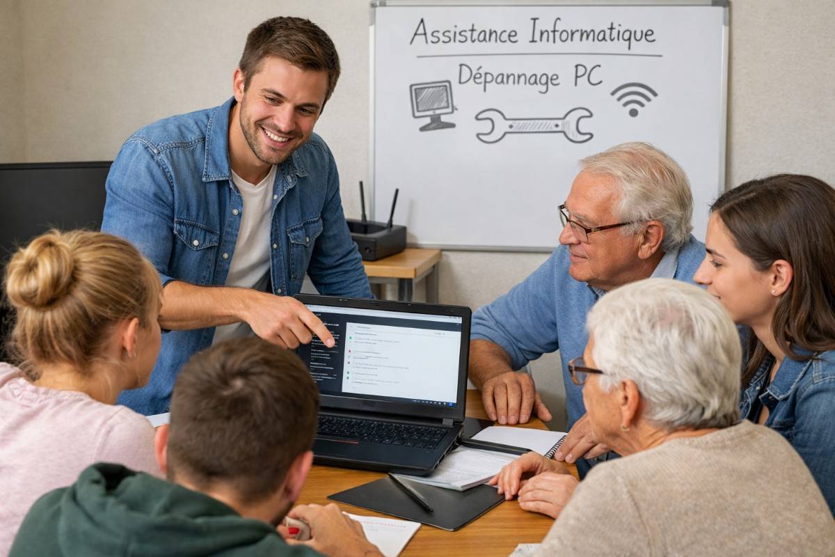 Propose Cours et dépannage informatique