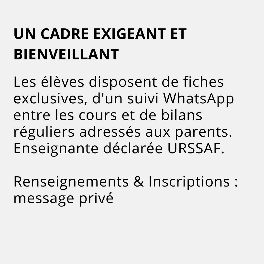 Propose soutien et méthodologie en français pour élèves de la 2nde et de la 1ère