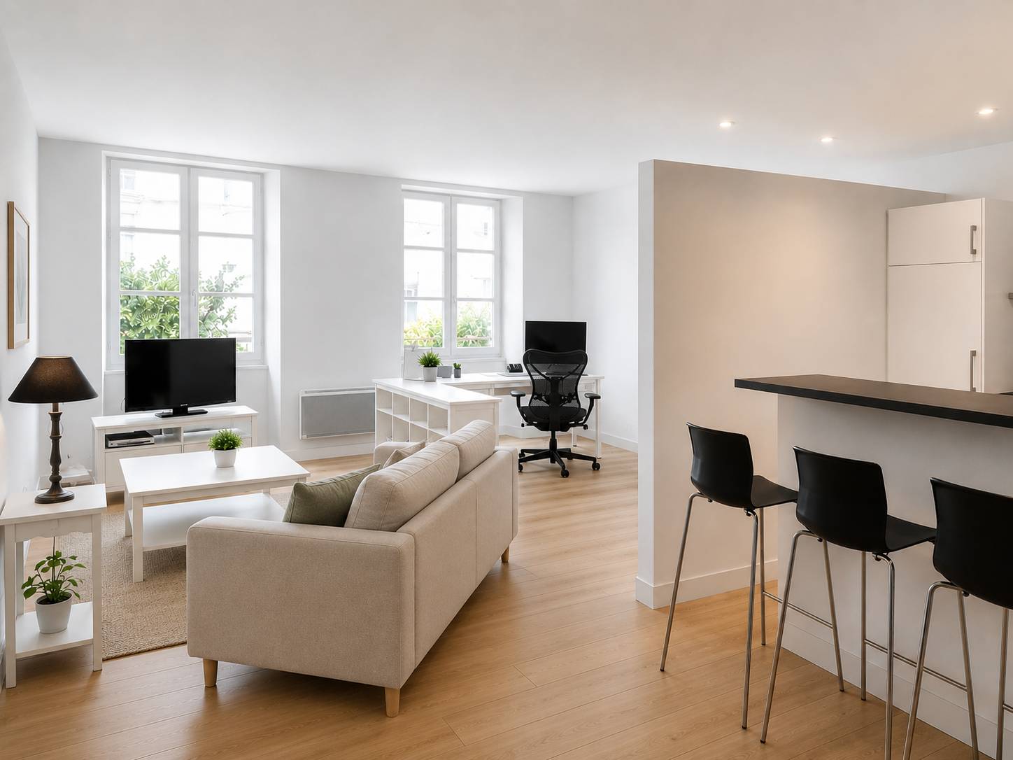 Vends appartement très lumineux - 60m² - Place Fernand Lafargue Bordeaux