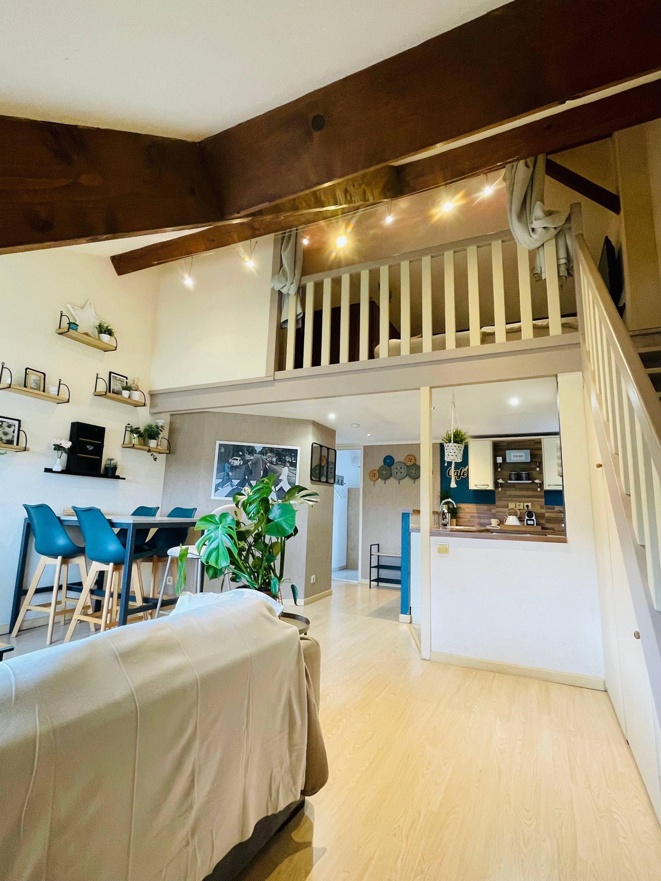 Loue appartement duplex à Honfleur - 2 chambres, 4 couchages