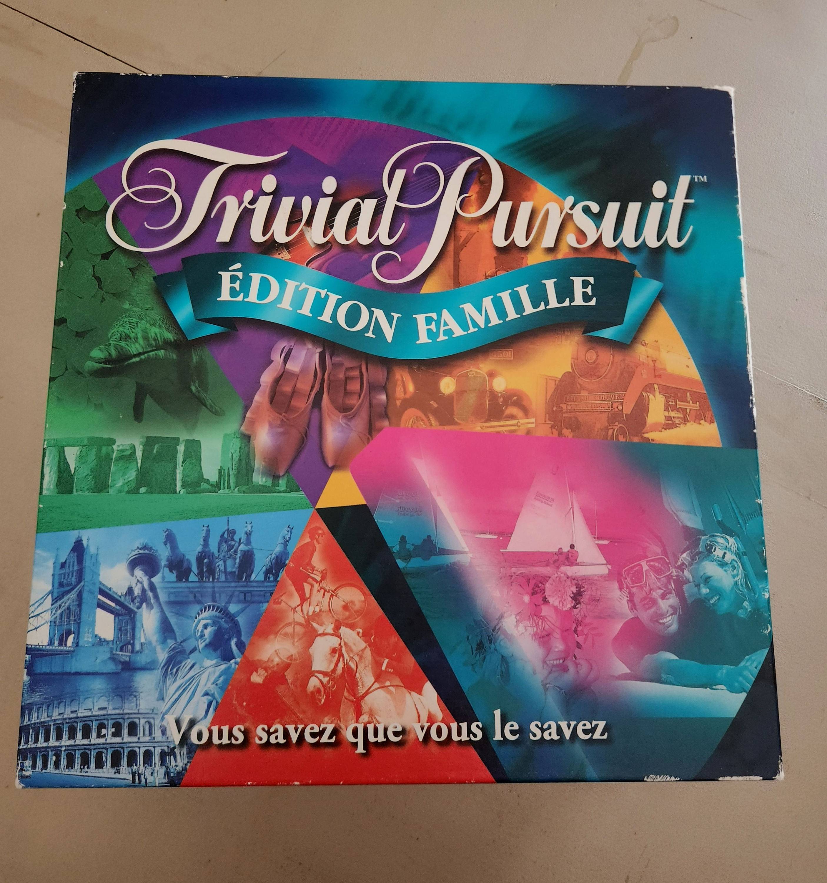 Trivial Pursuit Edition famille année 1999