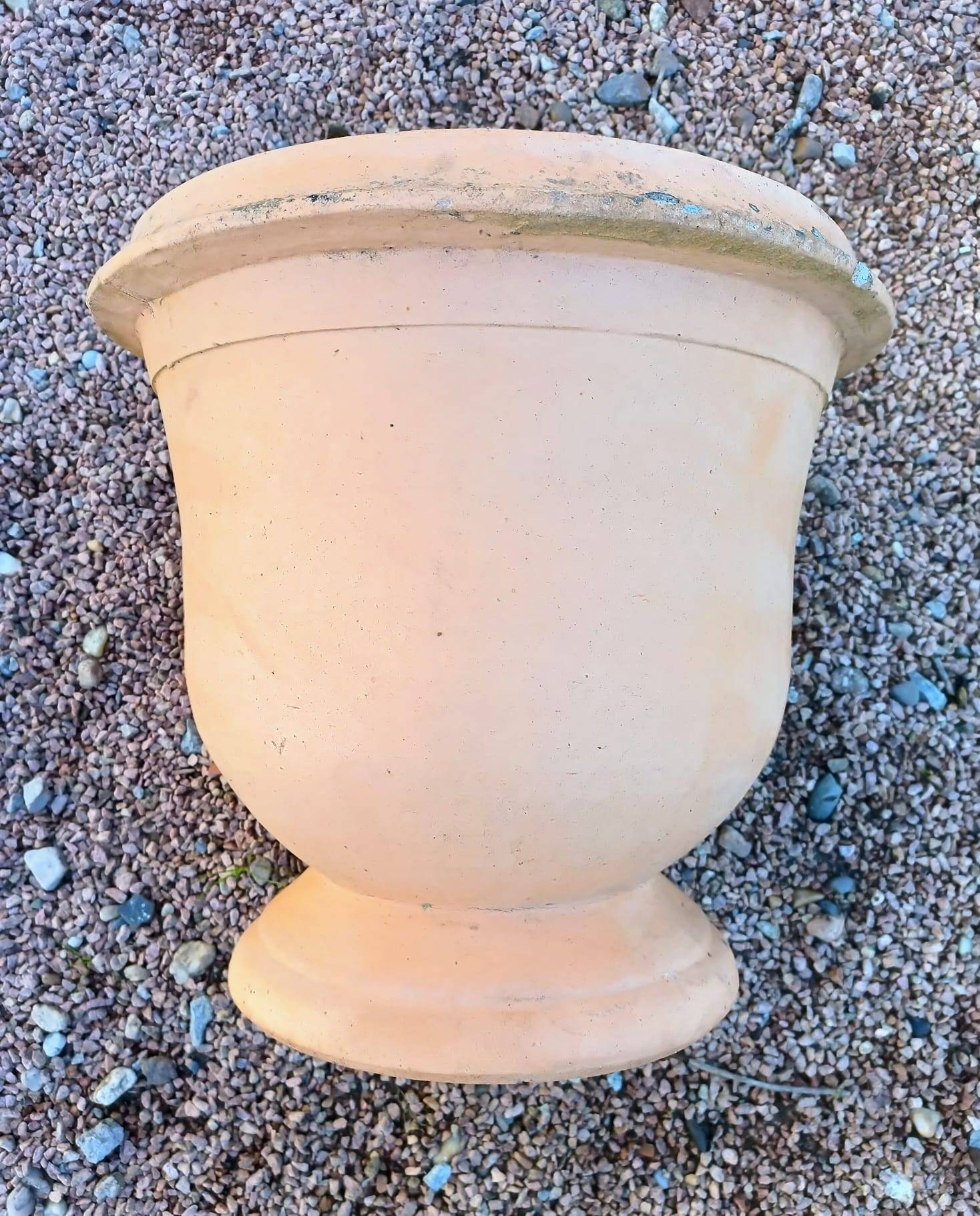 Vends pot d’Anduze ancien diamètre 38 – terre cuite patinée, cachet authentique