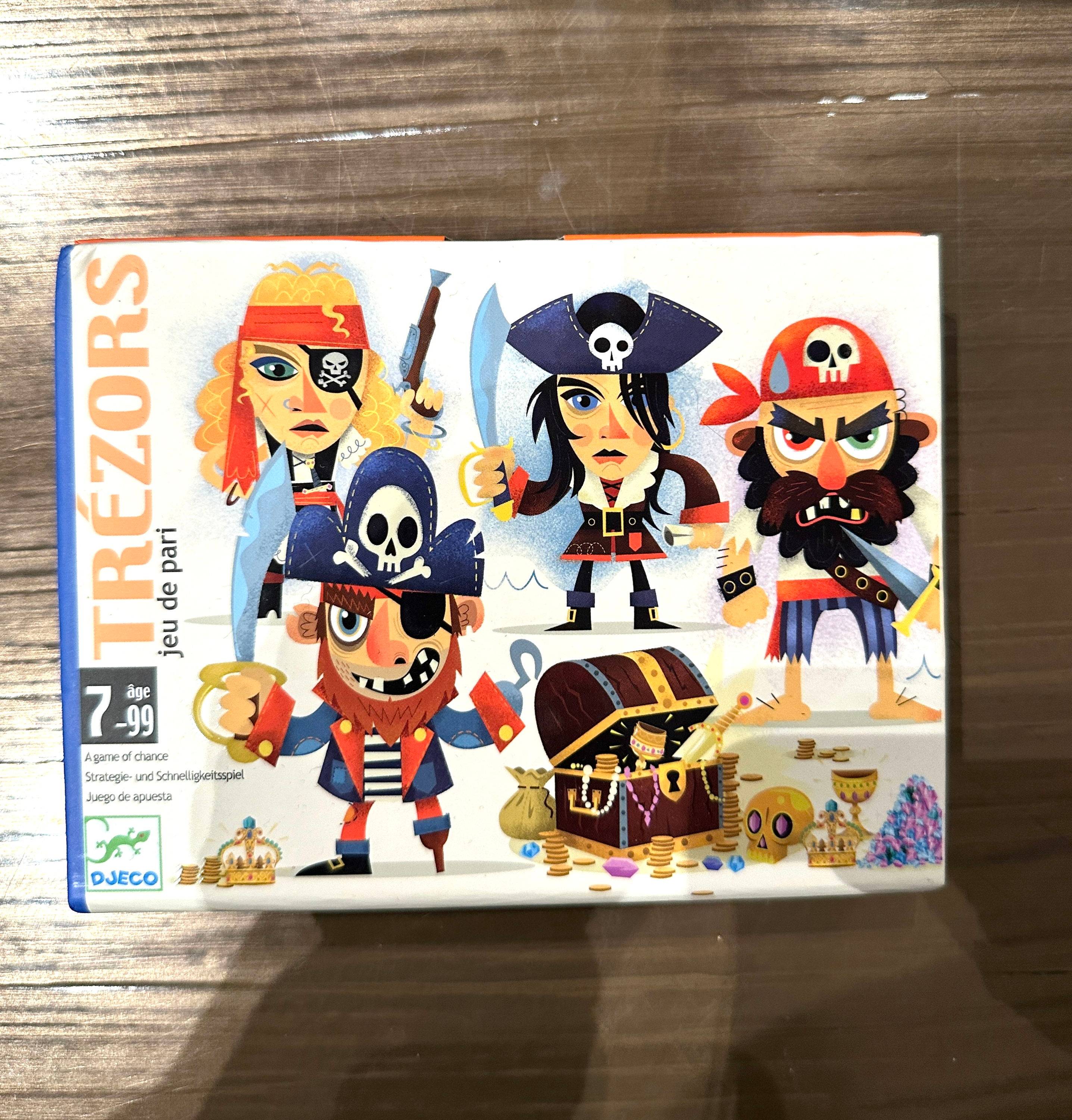 Trézors, jeu de cartes DJECO