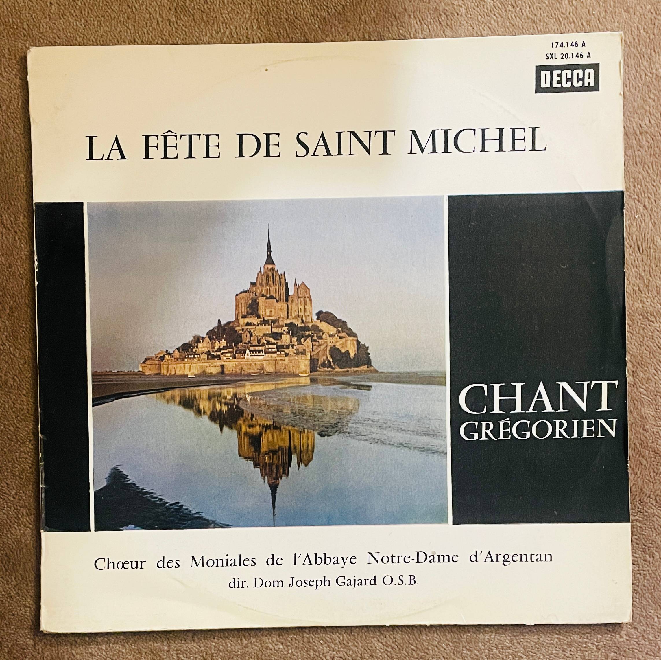 Vinyl 33T - La fête de Saint Michel - chant grégorien