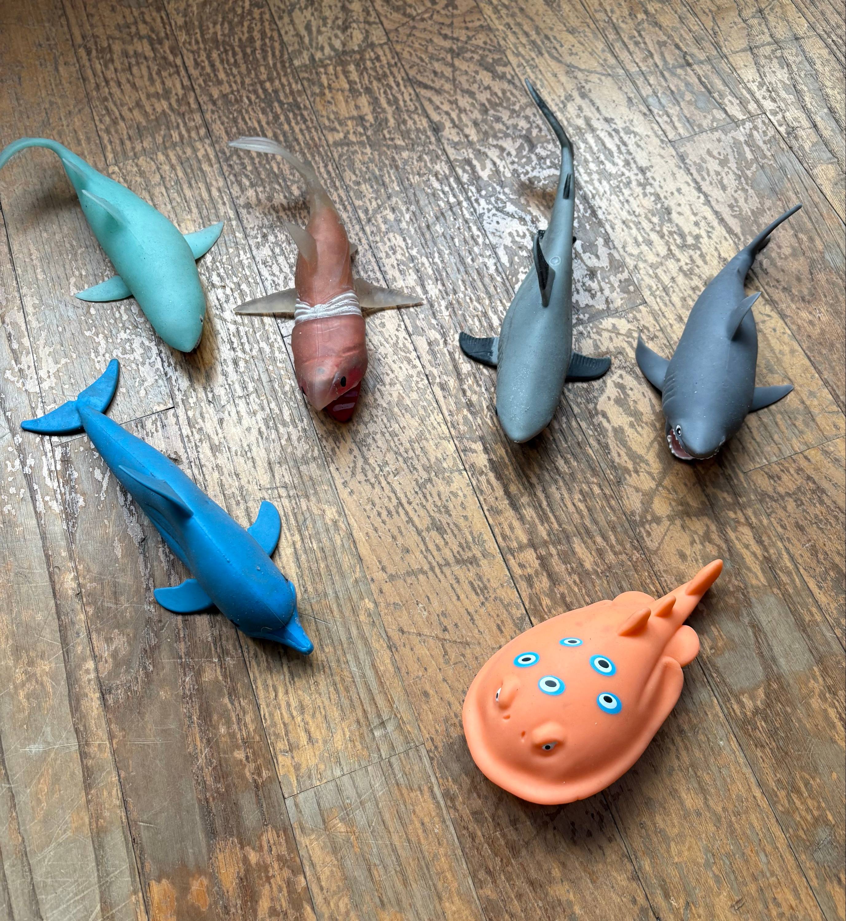 Vends 6 animaux anti-stress Squishy