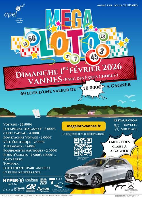 Propose Megaloto à Vannes le 1er février 2026
