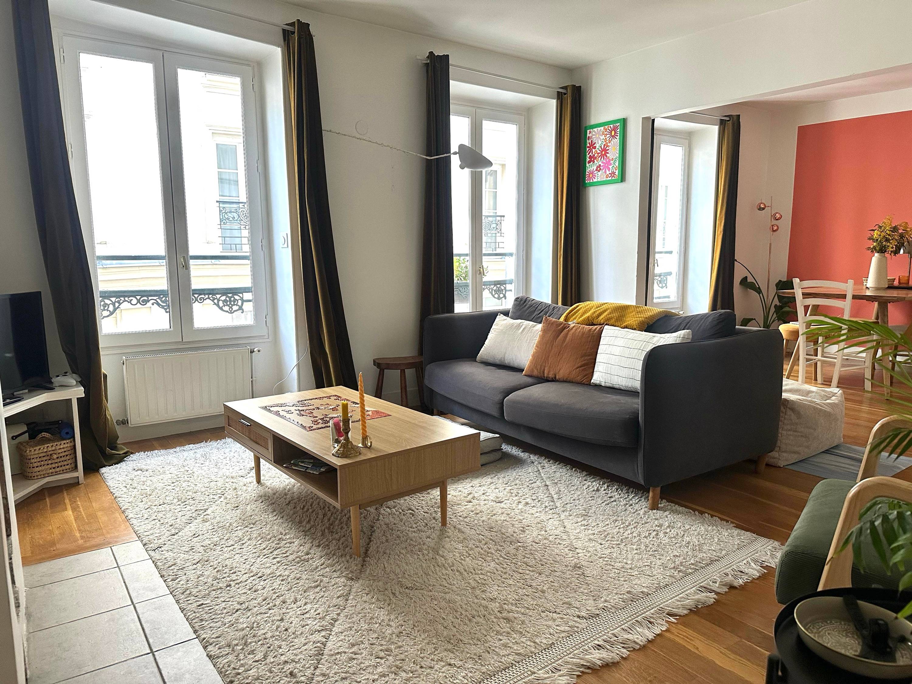 Loue T2 Meublé au coeur de Montmarte - Métro Abbesses - 49m², Paris 18ème