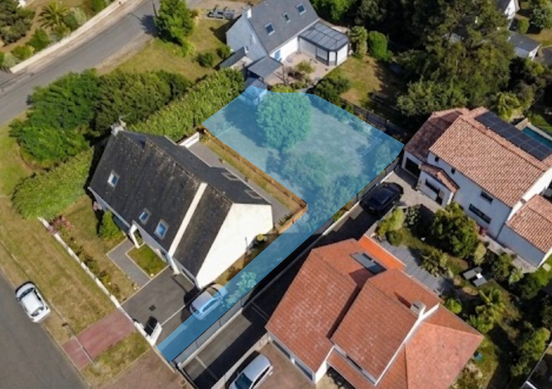 Vends terrain constructible - 407m² - La Baule-Escoublac
