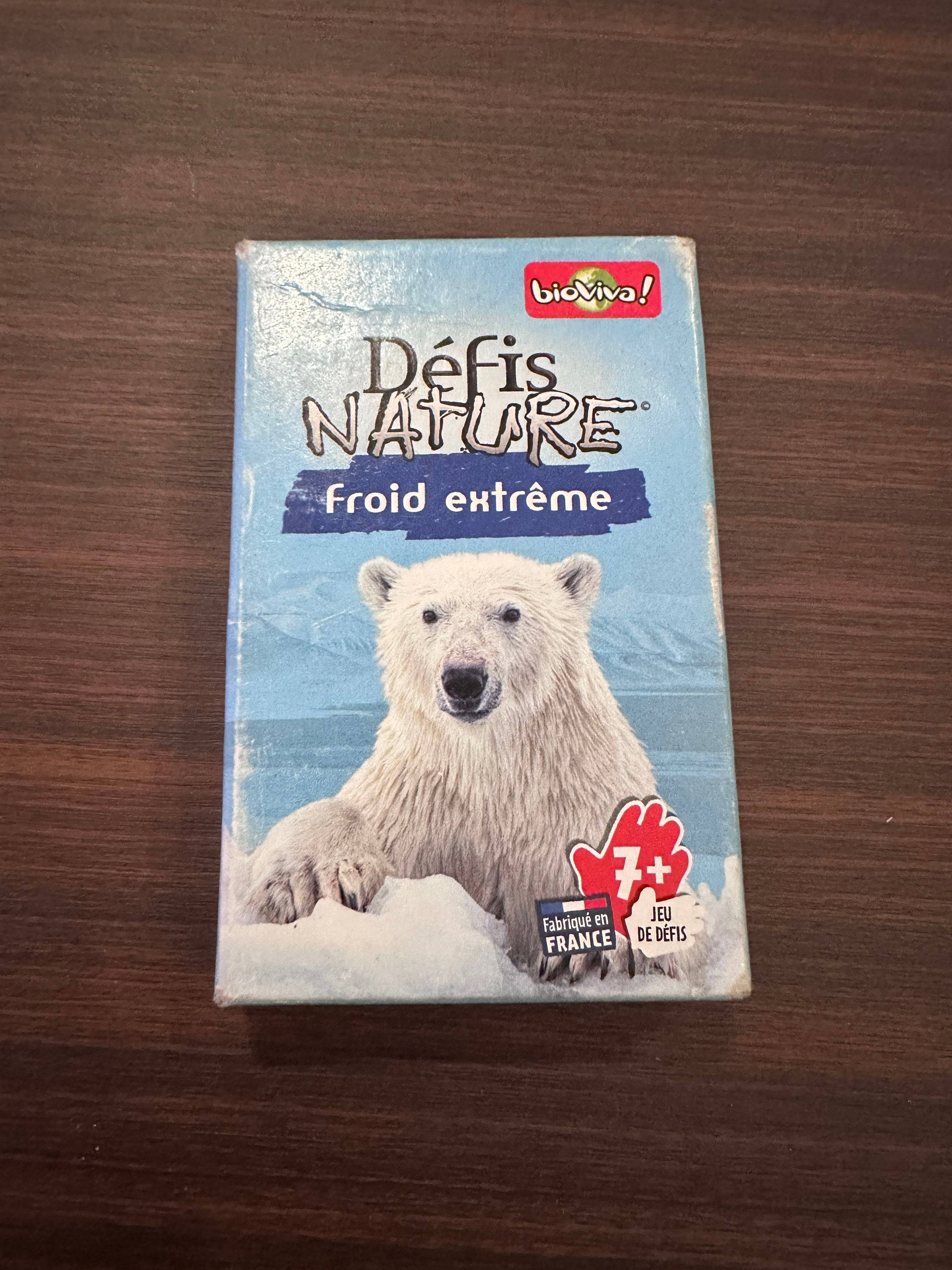 Défis Nature - Froid extrême, Bioviva, Editions Bleue