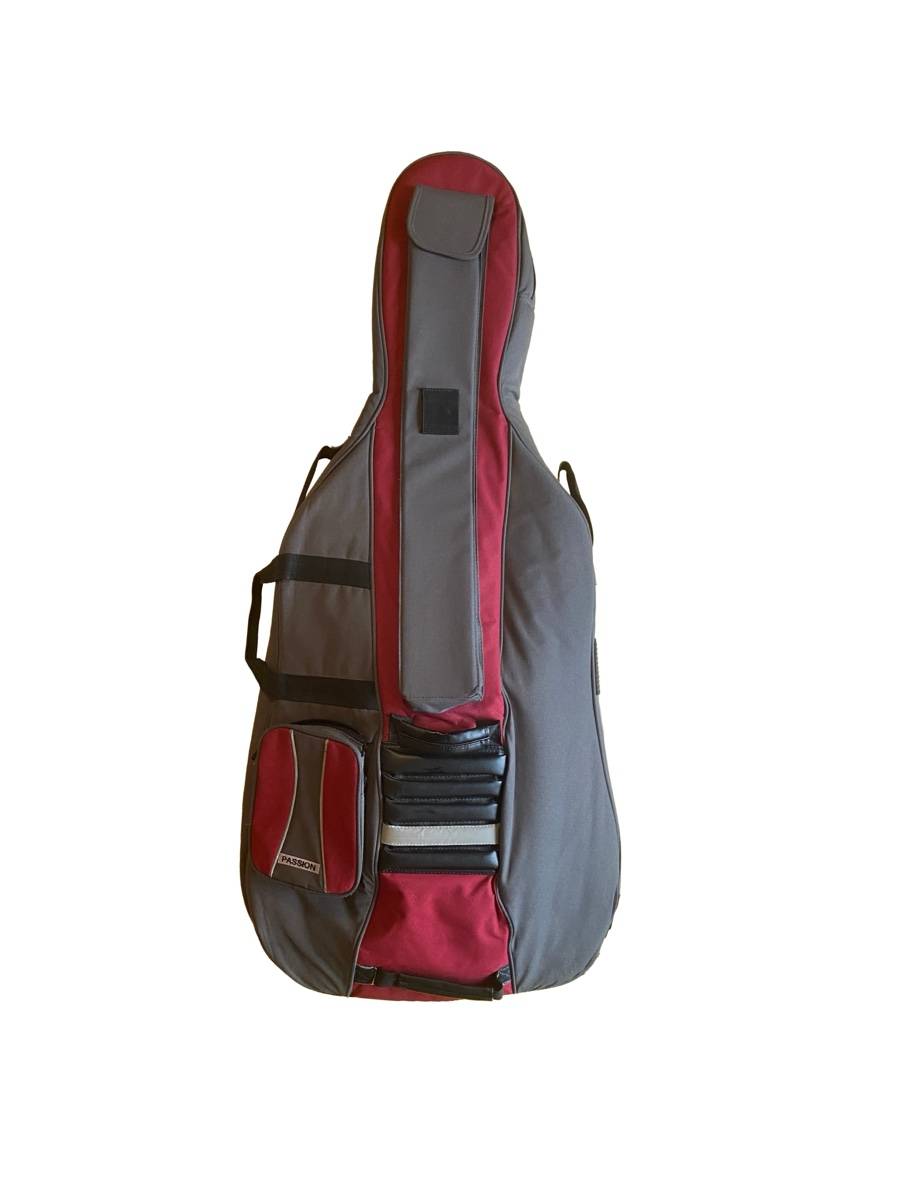 Vends housse violoncelle 3/4 Passion Luxe rouge