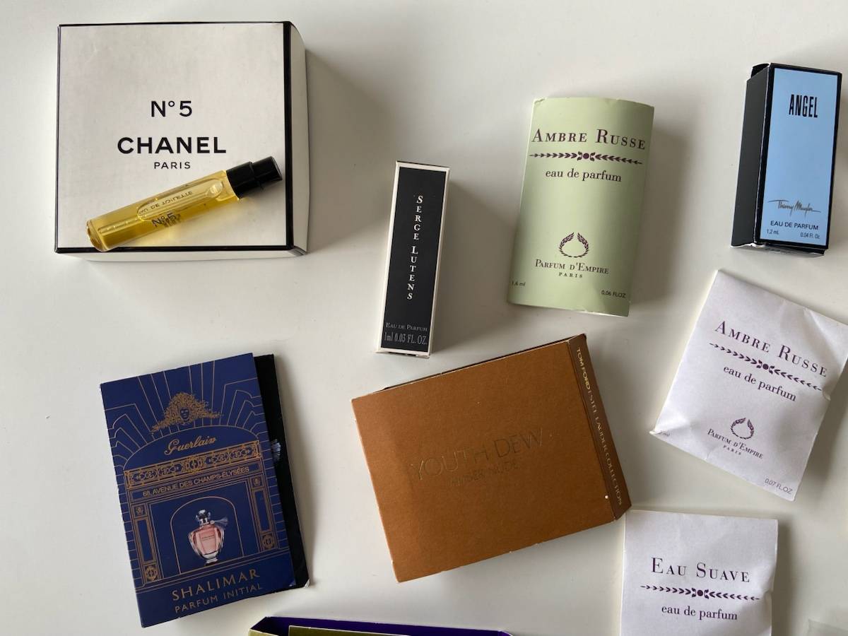 Miniatures échantillons parfum