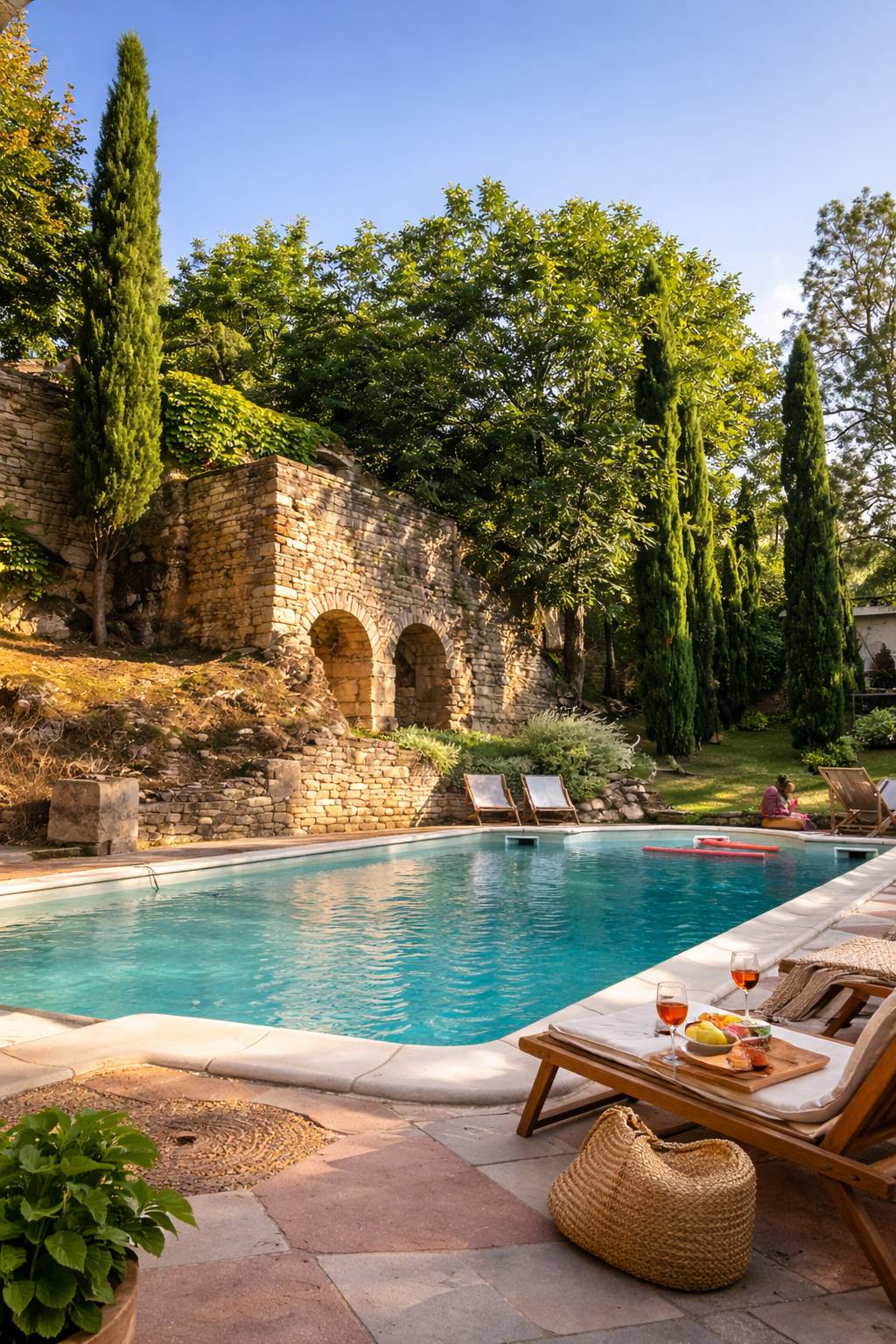 Loue appartement avec piscine 65m² au château de Cas (Espinas) - 6 couchages - Tarn-et-Garonne