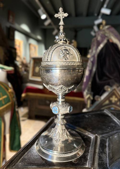 Grand Ciboire En Argent - XIXe