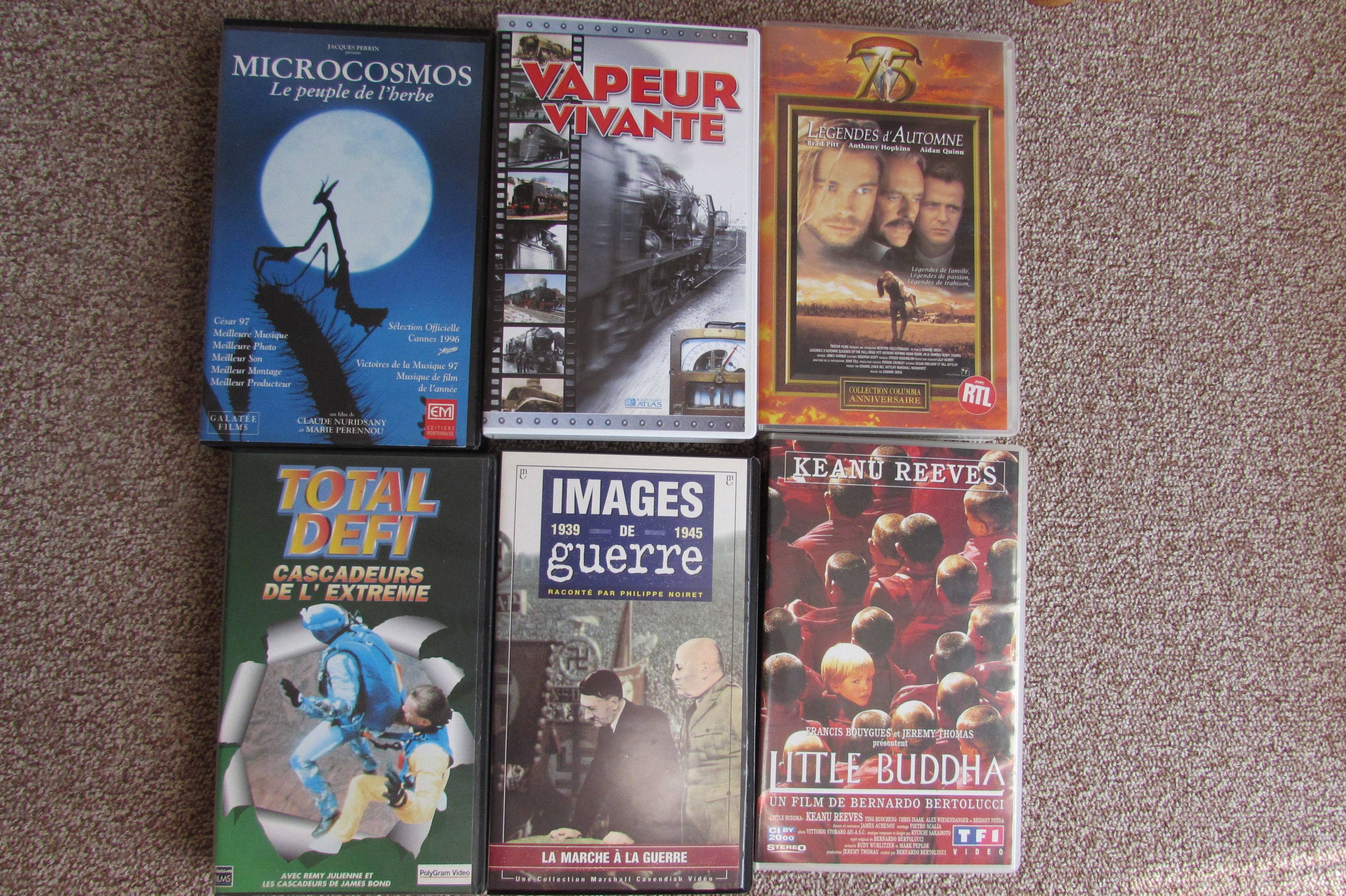Vends 12 cassettes vidéo
