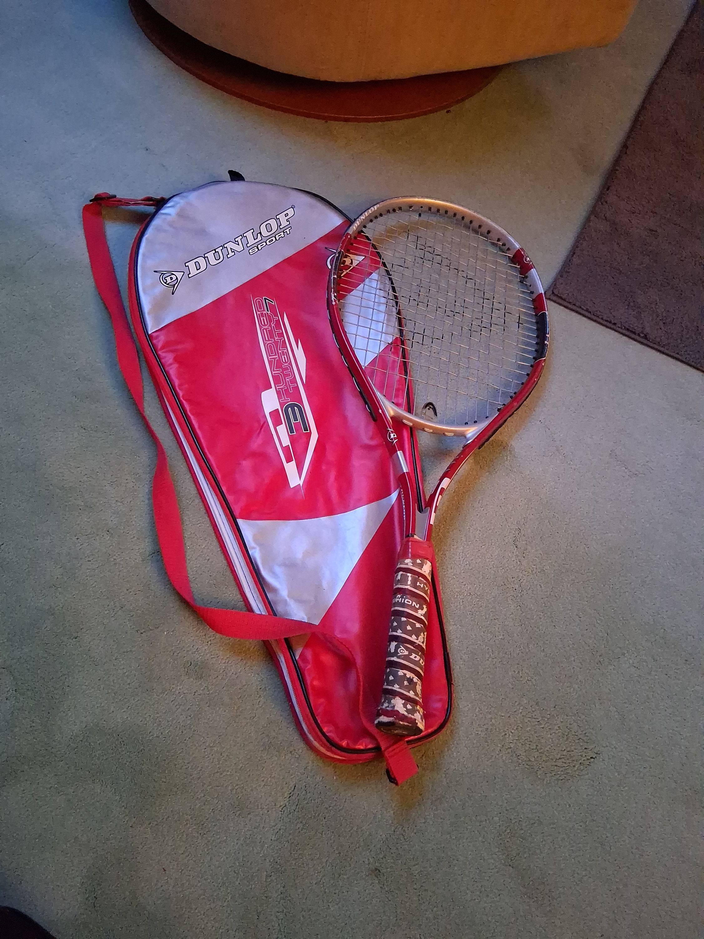 Vends raquette et sac Dunlop