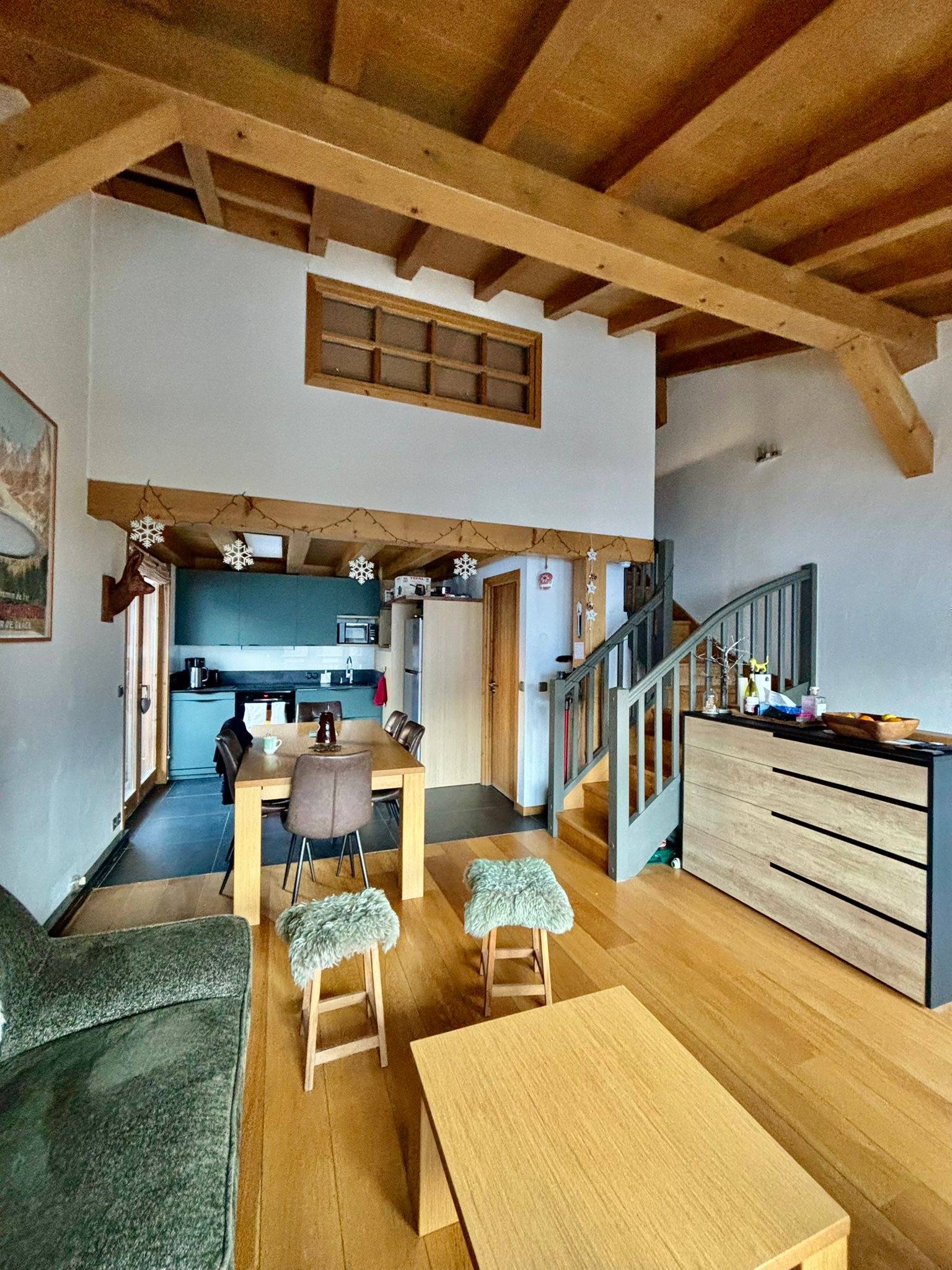 Loue appartement sur la commune des Houches (à 6 kilomètres de Chamonix) - 3 chambres, 6 couchages