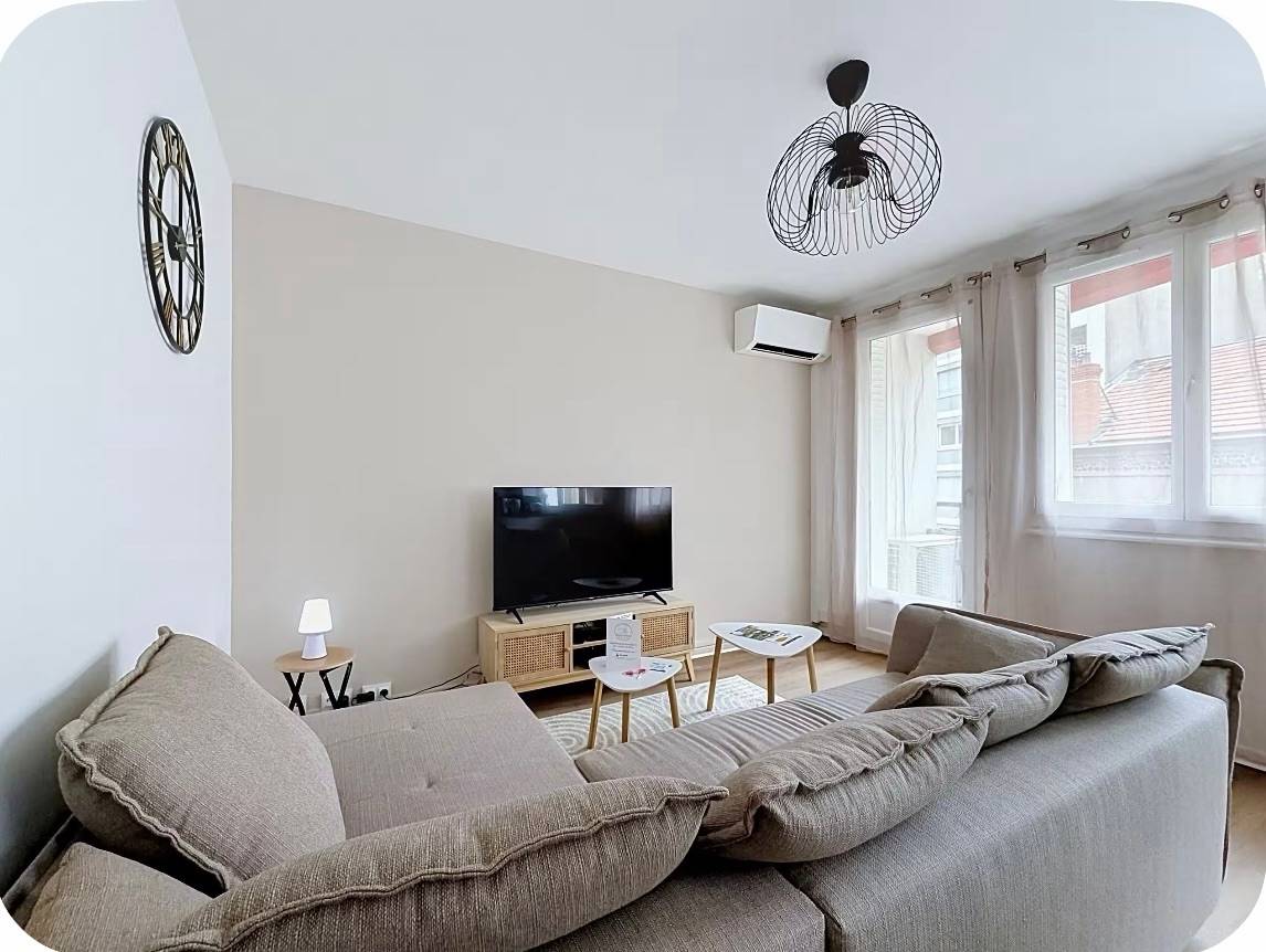 À louer – Appartement meublé de 57 m² avec parking privé et climatisation – Clermont-Ferrand