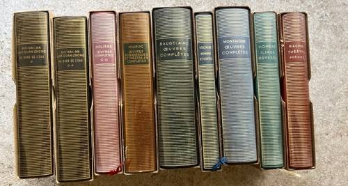 Vends livres La Pléiade divers auteurs