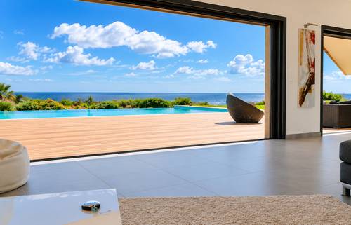 Loue maison de luxe avec vue mer panoramique sur Santa Giulia, Porto-Vecchio - 10 couchages - Corse-du-Sud