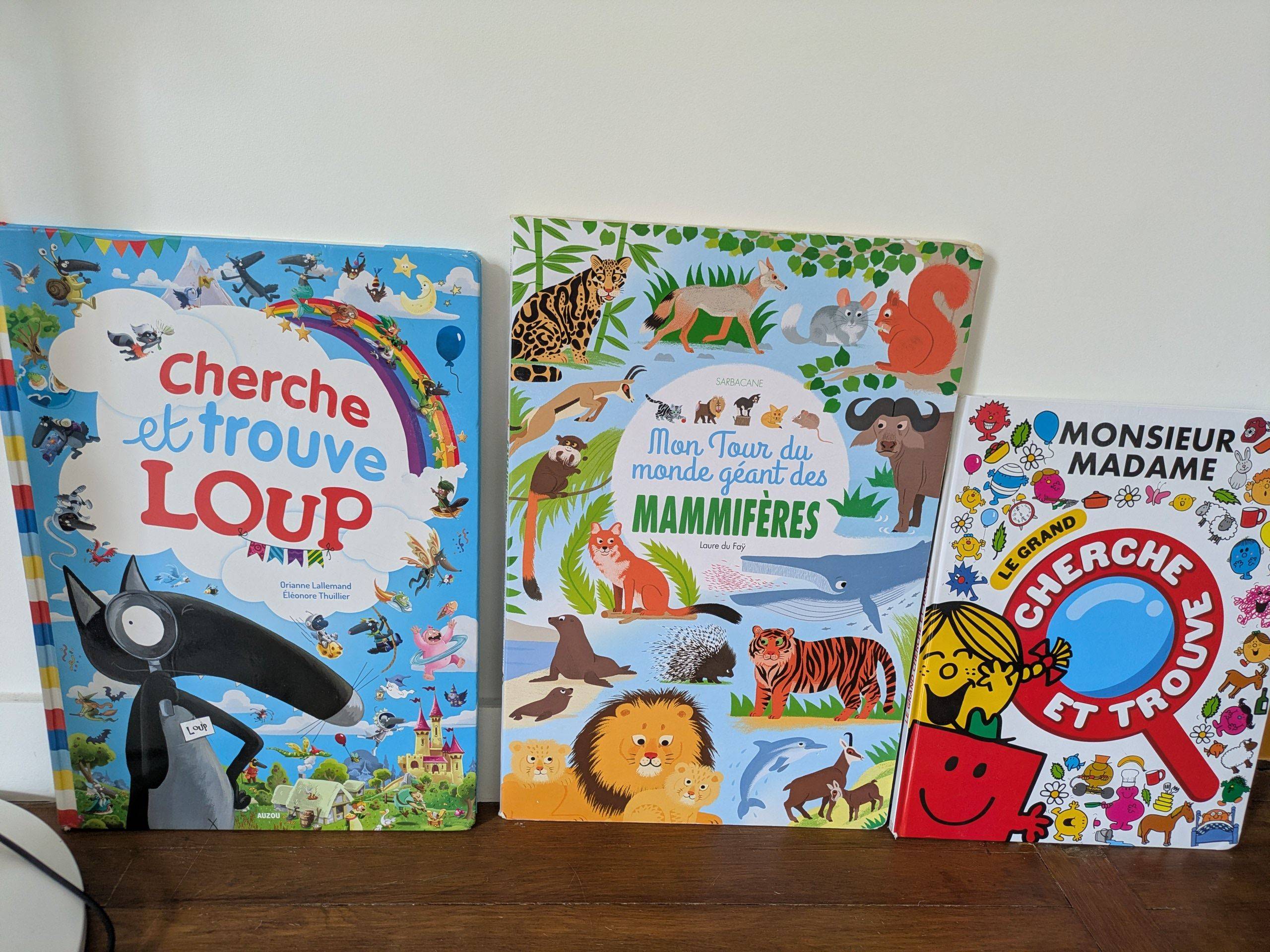 Vends livres géants