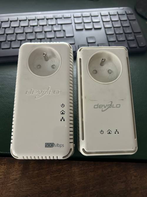 Vends pack de 2 prises Devolo CPL
