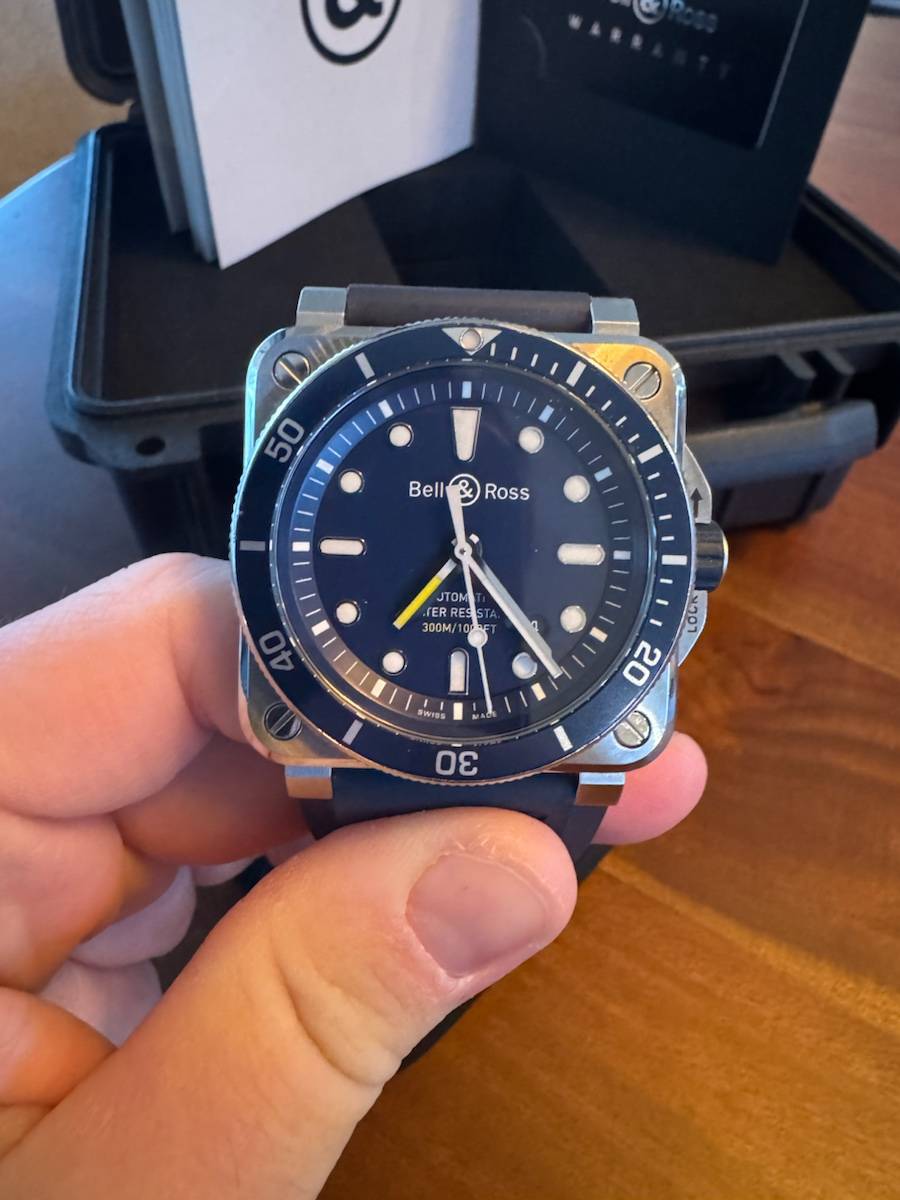 Vends Montre Bell & Ross Blue Diver BR 03-92