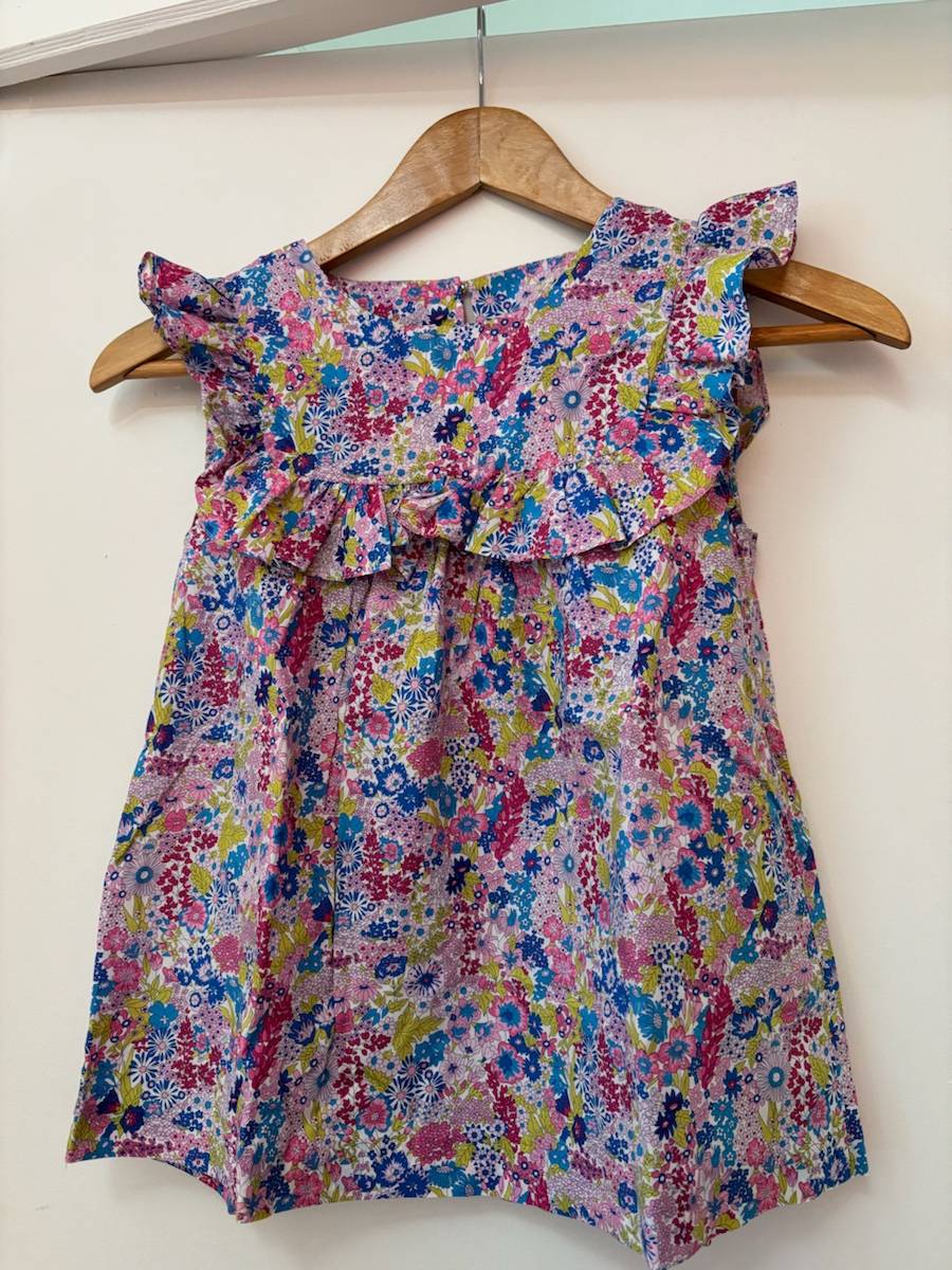 Vends blouse en Liberty Margaret Annie - Taille 12 ans