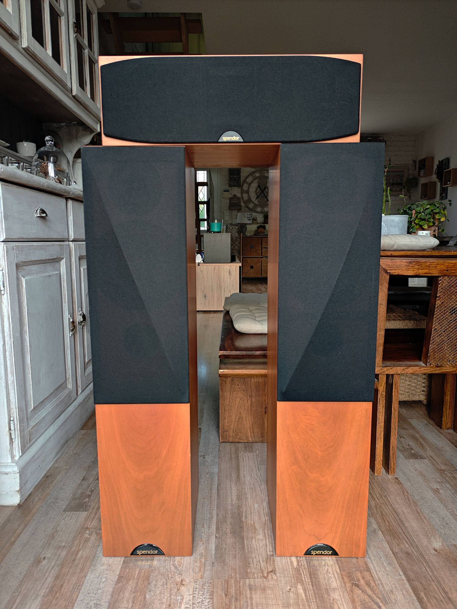 Enceintes colonnes Haut de Gamme : Spendor FL6 + centrale SC3