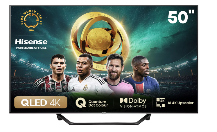 Télévision neuve TV QLED 4K Dolby Vision-Atmos 50 pouces